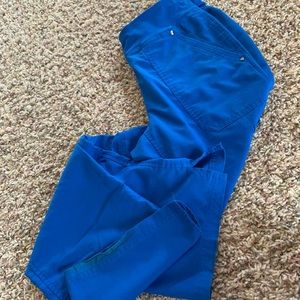 Purple label flare leg scrub bottoms